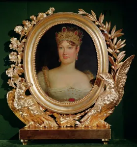Portrait of Empress Marie-Louise (1791-1847) of Austria (oil on canvas) Portrait of Empress Marie-Louise (1791-1847) of Austria (oil on canvas)