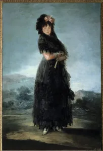 Portrait en pied de Mariana Waldstein, Marquise de Santa Cruz (1763-1808 Portrait en pied de Mariana Waldstein, Marquise de Santa Cruz (1763-1808