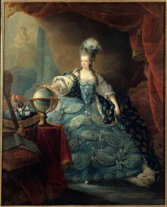 Portrait en pied de Marie Antoinette de Lorraine Habsburg (1754-1793) dit " Portrait en pied de Marie Antoinette de Lorraine Habsburg (1754-1793) dit "