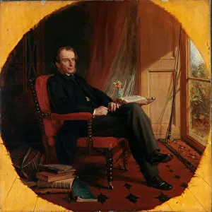 Portrait of the English Writer Charles Kingsley, 1862 (Painting) Portrait of the English Writer Charles Kingsley, 1862 (Painting)