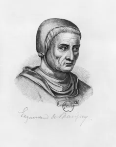 Portrait of Enguerrand of Marigny (litho) (b/w photo) Portrait of Enguerrand of Marigny (litho) (b/w photo)