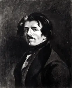 Portrait of Eugene Delacroix (1798-1863) after a self portrait of 1834 Portrait of Eugene Delacroix (1798-1863) after a self portrait of 1834