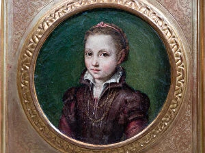 Museo Gallery: Portrait of Europa Anguissola, 1556-58 (oil on canvas)