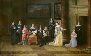 Portrait of a Family in an Interior (oil on canvas) Portrait of a Family in an Interior (oil on canvas)