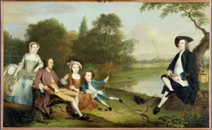 Portrait of a Family, traditionally known as the Swaine family of Fencroft, Cambridgeshire Portrait of a Family, traditionally known as the Swaine family of Fencroft, Cambridgeshire
