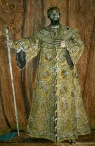 Portrait of Feodor Ivanovich Chaliapin (1873-1938) as Boris Godunov, 1912 (gouache Portrait of Feodor Ivanovich Chaliapin (1873-1938) as Boris Godunov, 1912 (gouache
