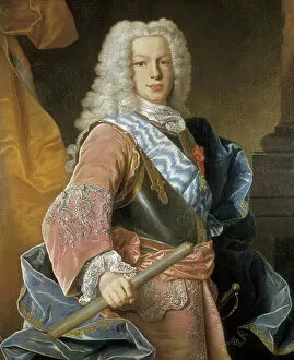 Baroque Style Gallery: Portrait of Fernando VI. ca. 1734 (oil on canvas)