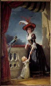 Portrait in foot of Louise Elisabeth of France (daughter of Louis XV Portrait in foot of Louise Elisabeth of France (daughter of Louis XV