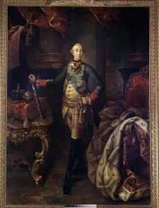 Portrait in foot of Peter III (1728-1762) Painting by Aleksei Antropov (1716-1795 Portrait in foot of Peter III (1728-1762) Painting by Aleksei Antropov (1716-1795