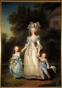 Portrait in foot of the Queen of France Marie Antoinette (1754-1793 Portrait in foot of the Queen of France Marie Antoinette (1754-1793
