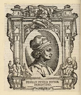 Portrait of Francesco Pesellino, Italian painter from Florence, 1422-1457