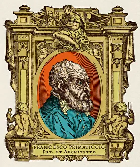 Portrait of Francesco Primaticcio known as The Primatice (1504-1570) painter Portrait of Francesco Primaticcio known as The Primatice (1504-1570) painter