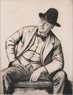 Francis Dodd Gallery: Portrait of Francis Dodd, 1916 (etching)