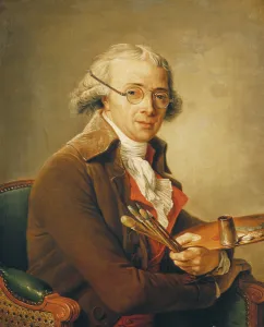 Portrait of Francois-Andre Vincent (1746-1816) (oil on canvas) Portrait of Francois-Andre Vincent (1746-1816) (oil on canvas)