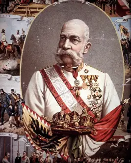 Portrait of Francois Joseph I (1830 -1916). Emperor of Austria and King of Hungary Portrait of Francois Joseph I (1830 -1916). Emperor of Austria and King of Hungary