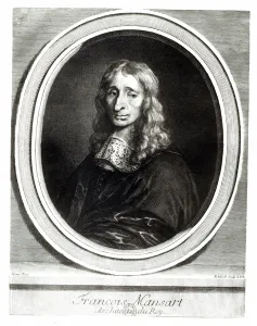 Portrait of Francois Mansart (1598-1666), engraved by Gerard Edelinck (1640-1707) Portrait of Francois Mansart (1598-1666), engraved by Gerard Edelinck (1640-1707)