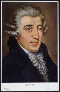 Portrait of Franz Joseph Haydn (1732-1809), 1905 (colour litho) Portrait of Franz Joseph Haydn (1732-1809), 1905 (colour litho)