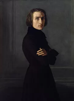 Portrait of Franz Liszt (1811-86) 1839 (oil on canvas)