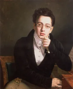 Portrait of Franz Schubert (1797-1828), Austrian composer, aged 17, c.1814 Portrait of Franz Schubert (1797-1828), Austrian composer, aged 17, c.1814