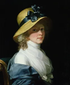 Portrait of Frau Senator Elisabeth Hudtwalcker, nee Moller (1752-1804), 1798 (oil Portrait of Frau Senator Elisabeth Hudtwalcker, nee Moller (1752-1804), 1798 (oil