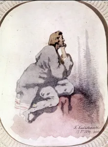 Portrait of Frederic Chopin (1810-1849), Polish composer. Watercolour by Kwiatkowski Portrait of Frederic Chopin (1810-1849), Polish composer. Watercolour by Kwiatkowski