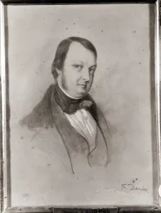 Portrait of Frederic Chopin (1810-49) (pencil on paper) (b/w photo) Portrait of Frederic Chopin (1810-49) (pencil on paper) (b/w photo)