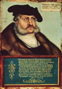 Portrait of Frederick III, Elector of Saxony (oil on panel) Portrait of Frederick III, Elector of Saxony (oil on panel)