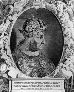 Portrait of Frederick IV (1415-1493), Holy Roman Emperor, engraved by Sompel Portrait of Frederick IV (1415-1493), Holy Roman Emperor, engraved by Sompel
