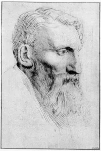 Portrait of the French sculptor Auguste Rodin (1840 - 1917 Portrait of the French sculptor Auguste Rodin (1840 - 1917