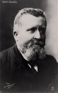 Portrait of the French Socialist leader and pacifist, Jean Jaures (1859-1914), c. 1910 (b/w photo) Portrait of the French Socialist leader and pacifist, Jean Jaures (1859-1914), c. 1910 (b/w photo)