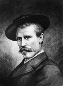Portrait of Fridtjof Nansen (1861-1930), Norwegian explorer in 1897 Portrait of Fridtjof Nansen (1861-1930), Norwegian explorer in 1897