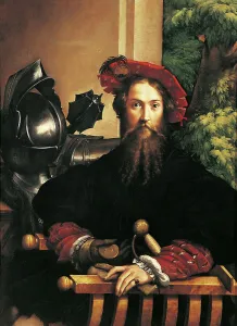 Portrait of Galeazzo Sanvitale, 1524, by Francesco Parmigianino (1503-1540), oil on wood Portrait of Galeazzo Sanvitale, 1524, by Francesco Parmigianino (1503-1540), oil on wood