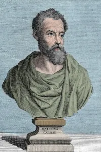 Portrait of Galileo Galilei dit Galilee, Italian astronomer (1564-1642 Portrait of Galileo Galilei dit Galilee, Italian astronomer (1564-1642