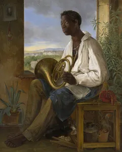Portrait of a Gardener and Horn Player in the Household of the Emperor Francis I Portrait of a Gardener and Horn Player in the Household of the Emperor Francis I
