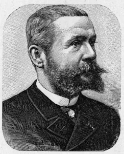 Portrait of Gaston Tissandier (1843 - 1899), French aeronaute - in '" Portrait of Gaston Tissandier (1843 - 1899), French aeronaute - in '"