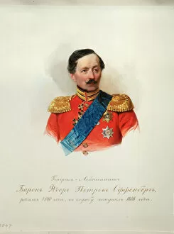 Portrait of General Baron Fyodor Petrovich von Offenberg (1789-1857) (From the Album of the Imperial Horse Guards)