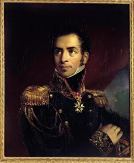 Medal Gallery: Portrait of General Baron Gourgaud (1783-1852) Anonymous painting. 19th century