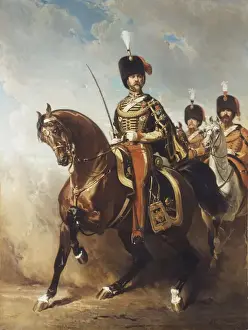 A Portrait of General Fleury on Horseback, (oil on canas) A Portrait of General Fleury on Horseback, (oil on canas)