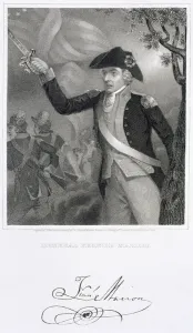 Portrait of General Francis Marion at the Battle of Eutaw Springs, 1781 Portrait of General Francis Marion at the Battle of Eutaw Springs, 1781