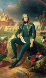 Portrait of General Louis-Lazare Hoche (1768-97) (oil on panel) Portrait of General Louis-Lazare Hoche (1768-97) (oil on panel)