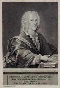 Portrait of Georg Philipp Telemann (engraving) Portrait of Georg Philipp Telemann (engraving)