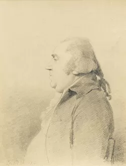 Portrait of George Stubbs, 22nd February 1794 (graphite on cream wove paper)