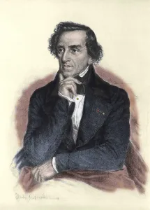 Portrait of Giacomo Meyerbeer (1791-1864), German composer Portrait of Giacomo Meyerbeer (1791-1864), German composer