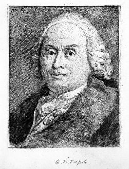 Portrait of Giambattista Tiepolo, 1775 (engraving) Portrait of Giambattista Tiepolo, 1775 (engraving)