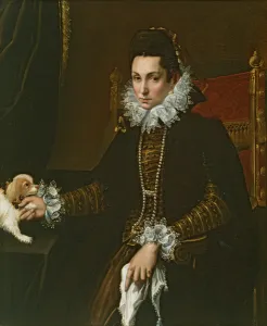 Portrait of Ginevra Aldrovandi Hercolani as a Widow, late 1590s (oil on canvas) Portrait of Ginevra Aldrovandi Hercolani as a Widow, late 1590s (oil on canvas)