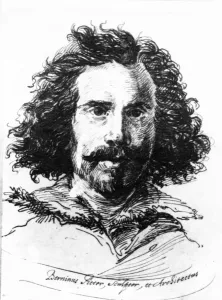 Portrait of Giovanni Lorenzo Bernini, print made by James Basire, 1764 (etching with Portrait of Giovanni Lorenzo Bernini, print made by James Basire, 1764 (etching with