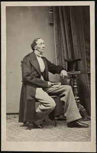 Portrait of Hans Christian Andersen (1805-1875), Anonymous . Photograph, ca 1865 Portrait of Hans Christian Andersen (1805-1875), Anonymous . Photograph, ca 1865