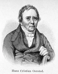 Portrait of Hans Christian Oerested (Oersted or Orsted, 1777-1851), Danish physicist Portrait of Hans Christian Oerested (Oersted or Orsted, 1777-1851), Danish physicist