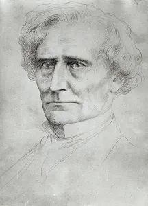 Portrait of Hector Berlioz (1803-69) (pen and ink on paper) (b/w photo) Portrait of Hector Berlioz (1803-69) (pen and ink on paper) (b/w photo)