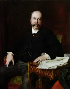 Portrait of Henri Meilhac (1831-97) (oil on canvas) Portrait of Henri Meilhac (1831-97) (oil on canvas)
